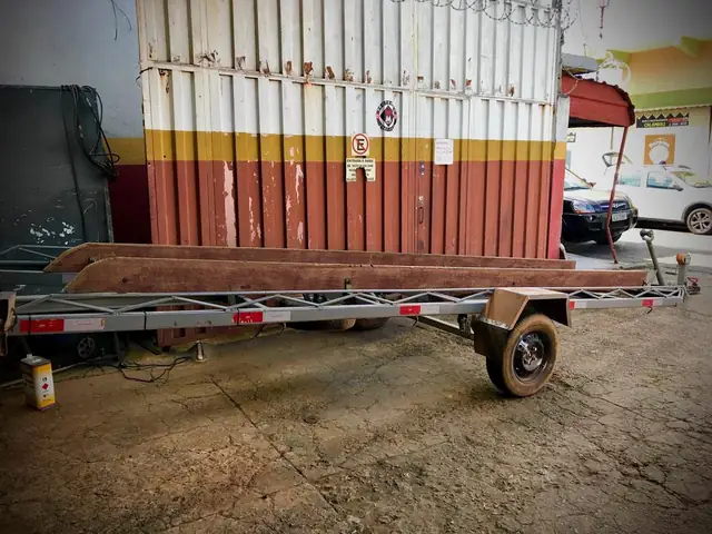 Carretinha para barco para alugar